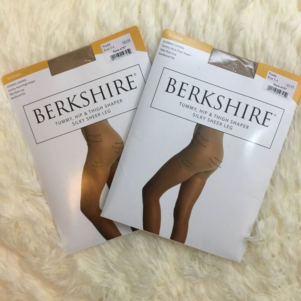 NIB nude pantyhose for 5’5” - 6’ 130lbs - 175lbs 20d silky sheer tummy control